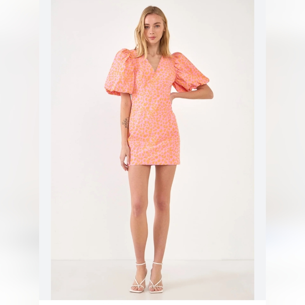 Endless rose‎ leopard pink dress